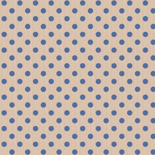 Tilda Patchwork Stoff Baumwolle - Creating Memories - Woven Polkadot Blue